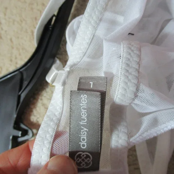 NWT push up babydoll  & panty white set L - Picture 15 of 16